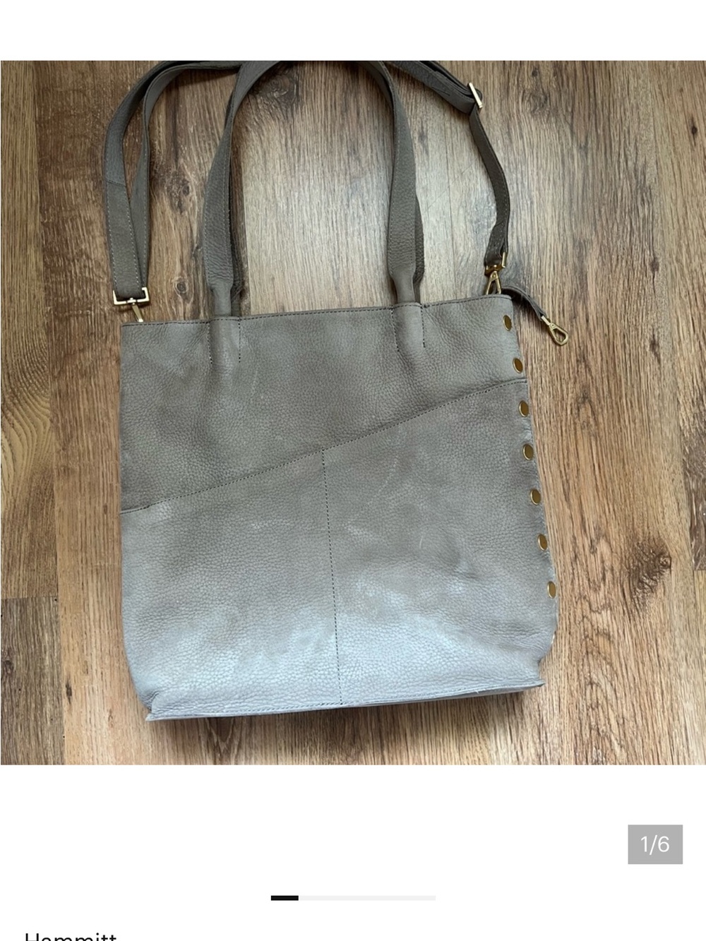 Hammitt shoulder bagWomen's Leather Tote Bag in grey